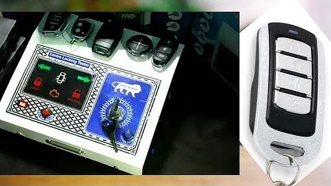 Autocop Remote Matching On Table|Unlocking Procedure| Remote Matching|On Table|Central Lock Tester