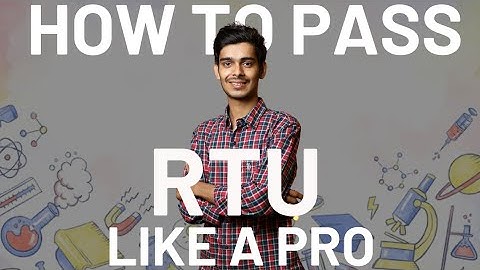 How to pass RTU exams in last few days | RTU | RTU EXAMS