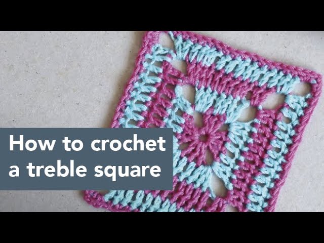 Melu Crochet Guide: Treble crochet for Granny Squares – Melu Crochet