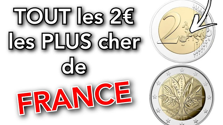 Les pièces de 2 euros commémorative les plus cher de France.