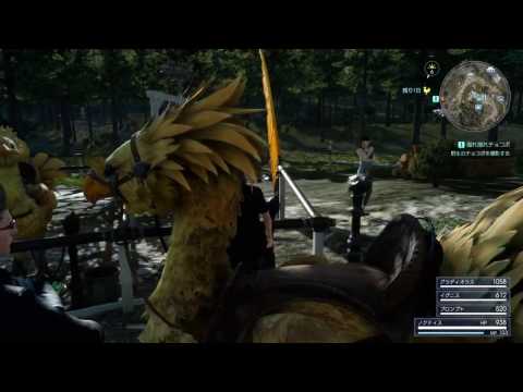 【ファイナルファンタジーXV】野生のチョコボを撮影する チョコボ戯れ初 [クエスト] FINAL FANTASY