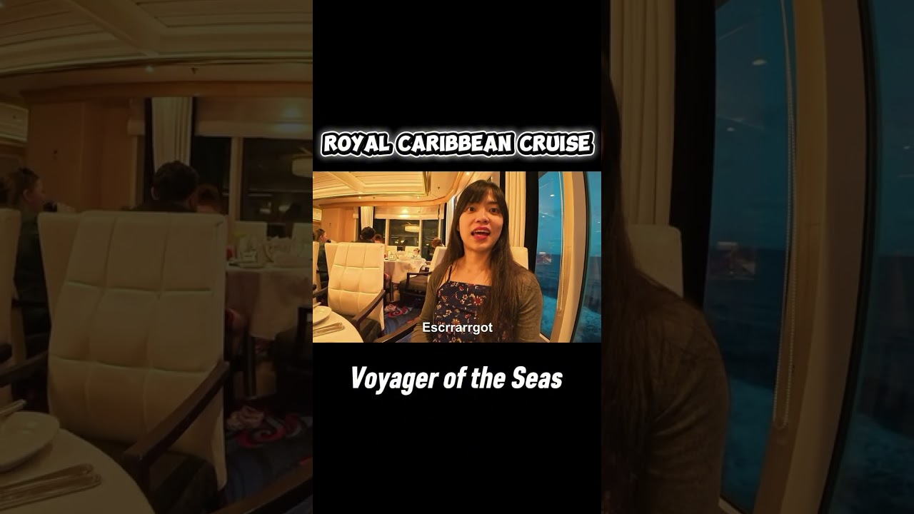 Dinning at the Voyager of the Seas! #royalcaribbean #voyageroftheseas #finedining #pacificocean