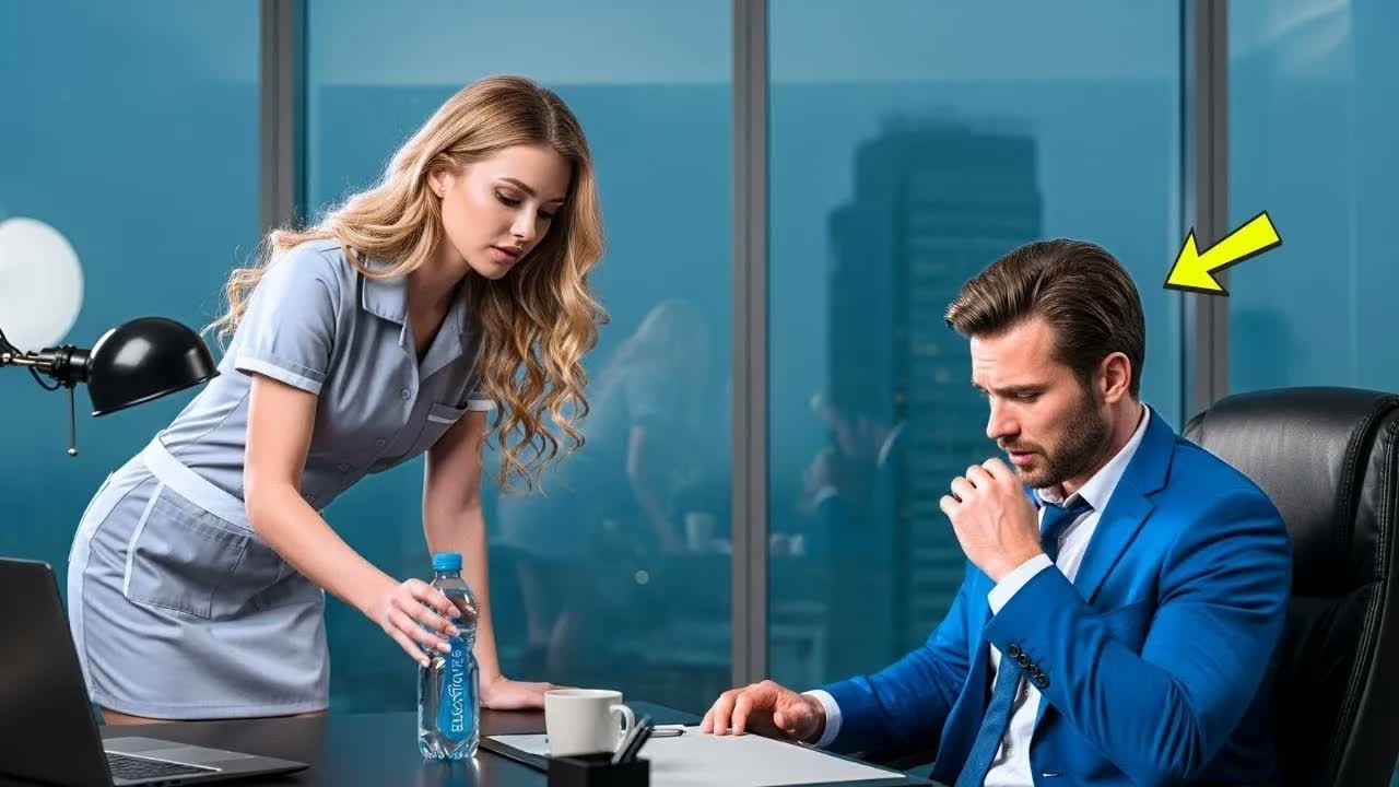 Schüchterne Putzfrau füllte das Wasser des Chefs auf – ohne zu wissen, dass sie sein Leben rettet