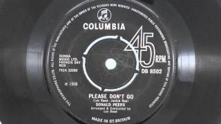 Donald Peers – Please Don't Go - Side A - Columbia - DB 8502 [1968]