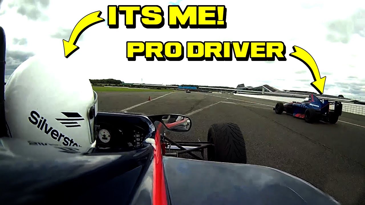 "Racing" Pro Drivers At Silverstone In Real Life