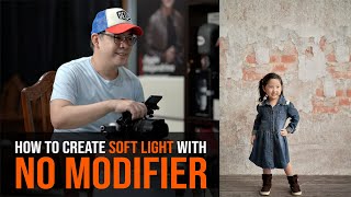 How To Create Soft Portrait Light WITHOUT the use of a Conventional Modifier. A Photography Tutorial screenshot 4