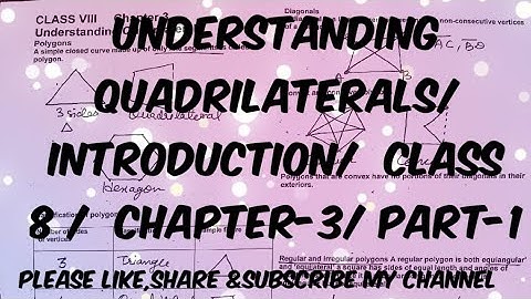 Understanding Quadrilaterals/Introduction/Class 8/chapter-3/Part-1