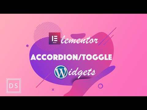 Elementor Accordion & Toggle Widgets : Horizontal accordions hover based accordions and More!