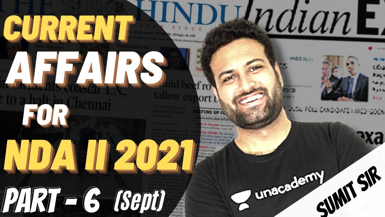 Important Current Affairs For NDA 2 2021 In 30 Days 🔥 | CA Marathon NDA 2 | Learn With Sumit