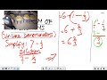 Subtraction of fractions from Whole Numbers