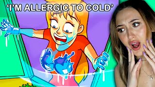 i'm allergic to the COLD..  true story animation