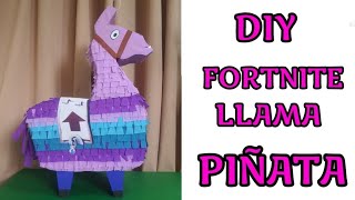 DIY FORTNITE LLAMA PIÑATA | IDEA | HOW TO MAKE | cómo hacer fortnite llama piñata  #lourdestinydiy
