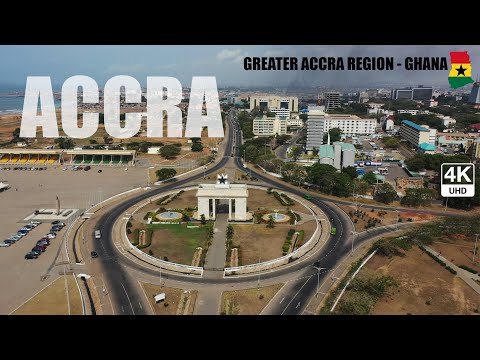 Accra is Greater Accra Regional Capital of Ghana 4K UHD