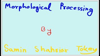 33. Morphological Processing - Structuring Elements