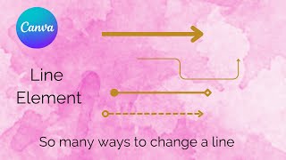 Transform Your Designs with Canva Line Element , Easy Tips & Tricks