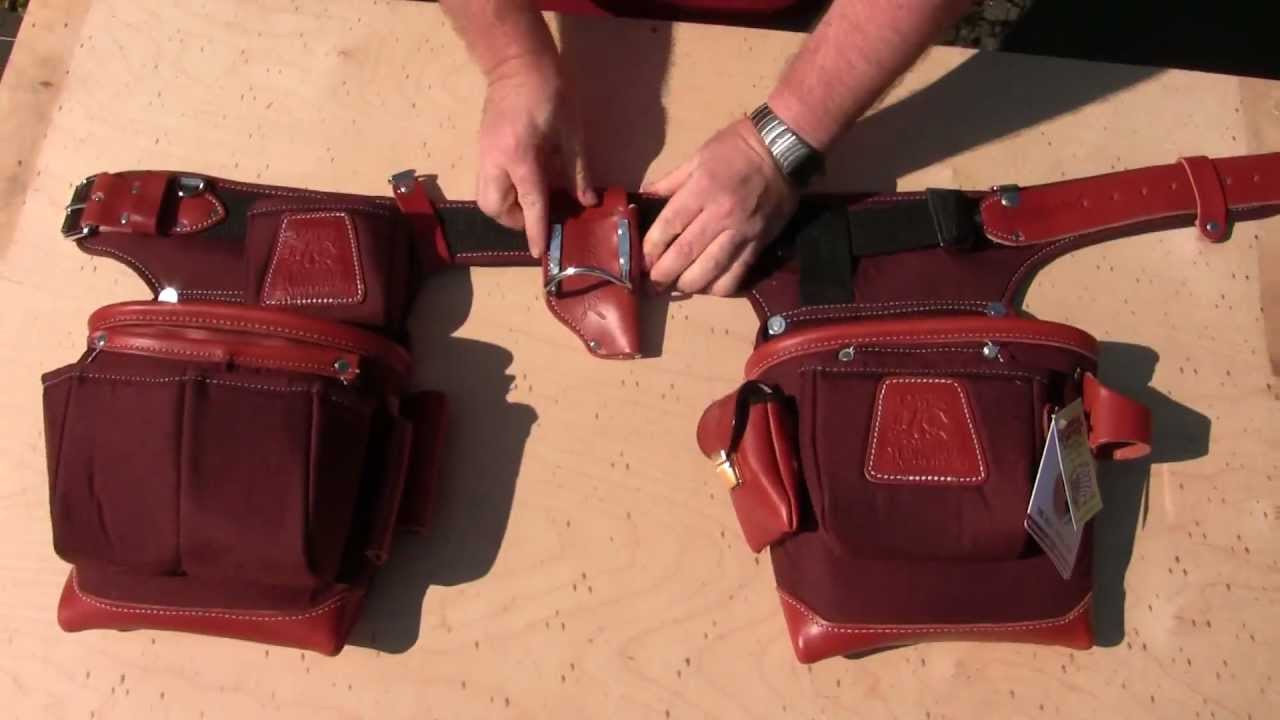 Occidental 9855LH Adjust-to-Fit™ Fat Lip™ Tool Bag Set - Cafe