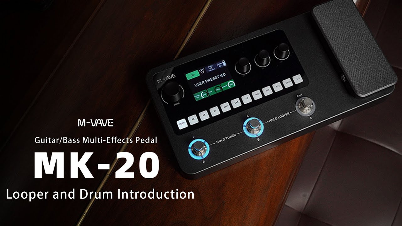 M-VAVE MK-20 LOOPER and DRUM Feature Introduction - YouTube