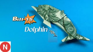 Dolphin Origami From A Dollar Bill - So Easy Anyone Can Do It!