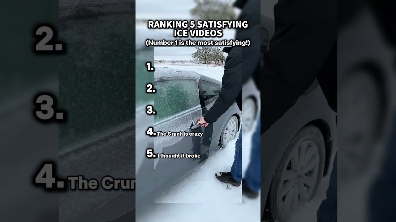 Ice Breaks Are So Satisfying Right Rankings Icebreaks