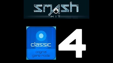 Smash Hit Checkpoint/Level 4 gameplay (Classic mode) (Original vs reverse)