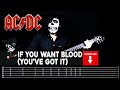 【AC/DC】[ If You Want Blood (You've Got It) ] cover by Masuka | LESSON | GUITAR TAB