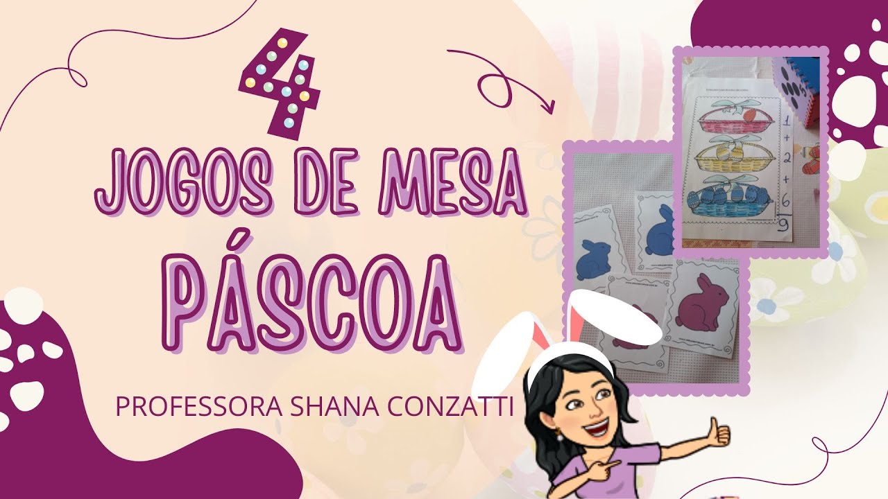 Jogos pedagógicos de Páscoa - Planos de Aula e Projetos