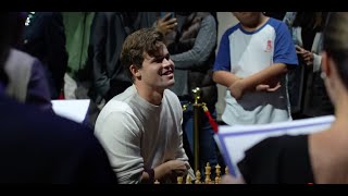 VIP Blitz games with Magnus Carlsen, Vishy Anand, Fabiano Caruana - "Wall Street Gambit" Conference