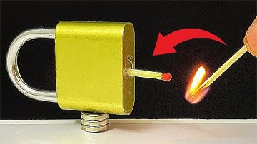 "Just 1 Matchstick Can Open Any Lock – Unbelievable Trick!"