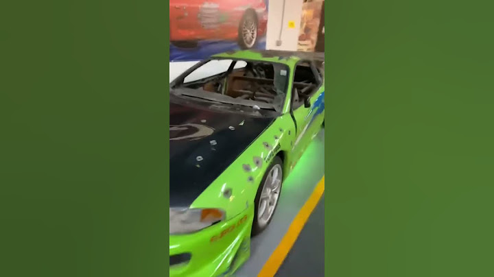 Brian O’Connor’s Green Eclipse From The Fast And The Furious