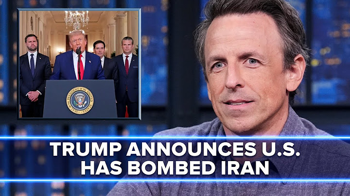 Trump Announces U.S. Has Bombed Three Nuclear Sites in Iran