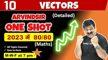 Vectors, One Shot Video for Class 12 Maths NCERT for CBSE Boards 2023
