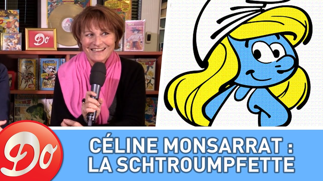 Céline Monsarrat : "La Schtroumpfette, un très bon souvenir" - YouTube