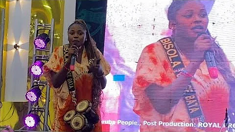 AYAN AGALU BEST DRUMMER “BISOLA OMOGE BATA” NARRATES HOW SHE BECOMES A PROFESSIONAL DRUMMER