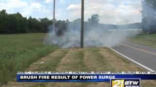 NEWS ALERT BRUSH FIRE NEAR APPLIED FELTS AND PHCC
