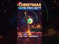 Christmas Tree Coding 🎄✨ (HTML/CSS/JS) #coding #shorts