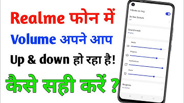 Realme Volume Up Down problem | Realme automatic volume up & down problem  |