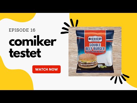 MCENNEDY DOUBLE BEEF BURGER Review YouTube LIDL 