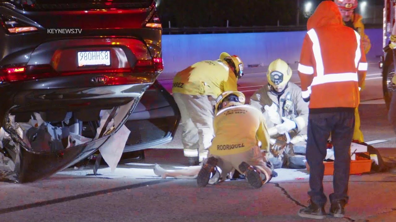 Woman Killed, 2 Children Injured in 2-Vehicle Freeway Traffic Collision ...