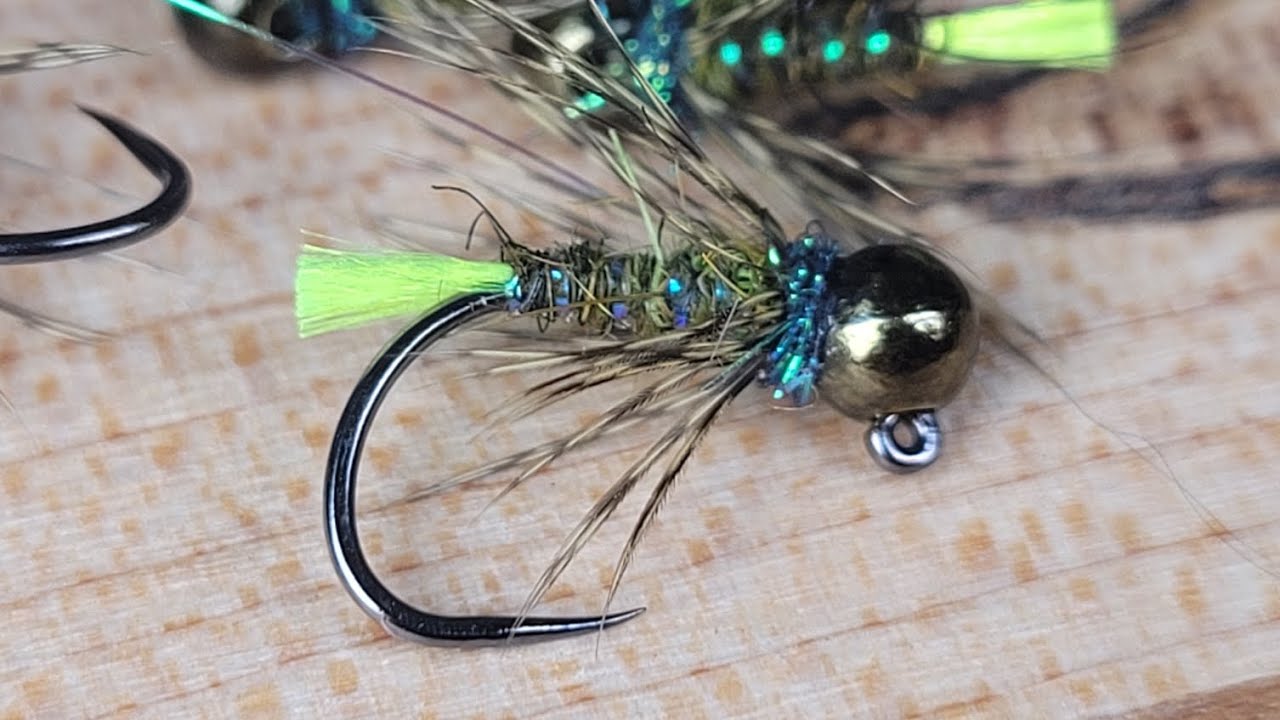 Euro Nymph - Hare's ear nymph series - #3 - Soft hackle blowtorch - fly tying tutorial