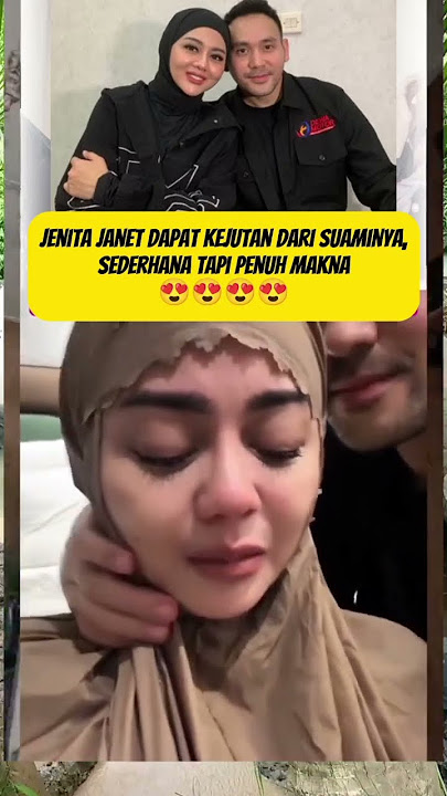 Moment Jenita Janet dapat kejutan dari suaminya #viral #trending #fyp