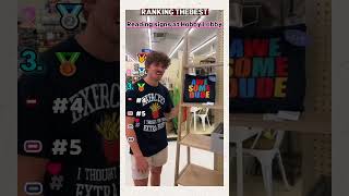 Ranking Best Reading signs at Hobby Lobby #shorts #comedy #fyp #funny