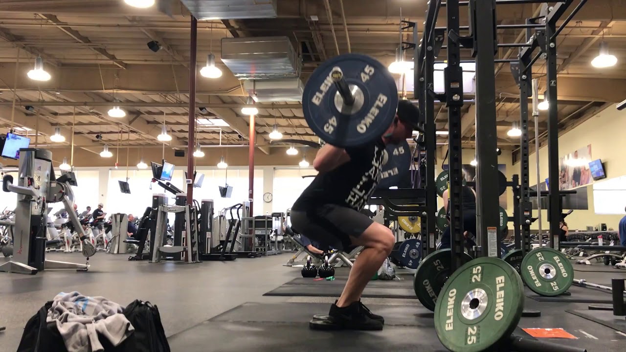 Barbell Heel Elevated Narrow Stance Squats YouTube