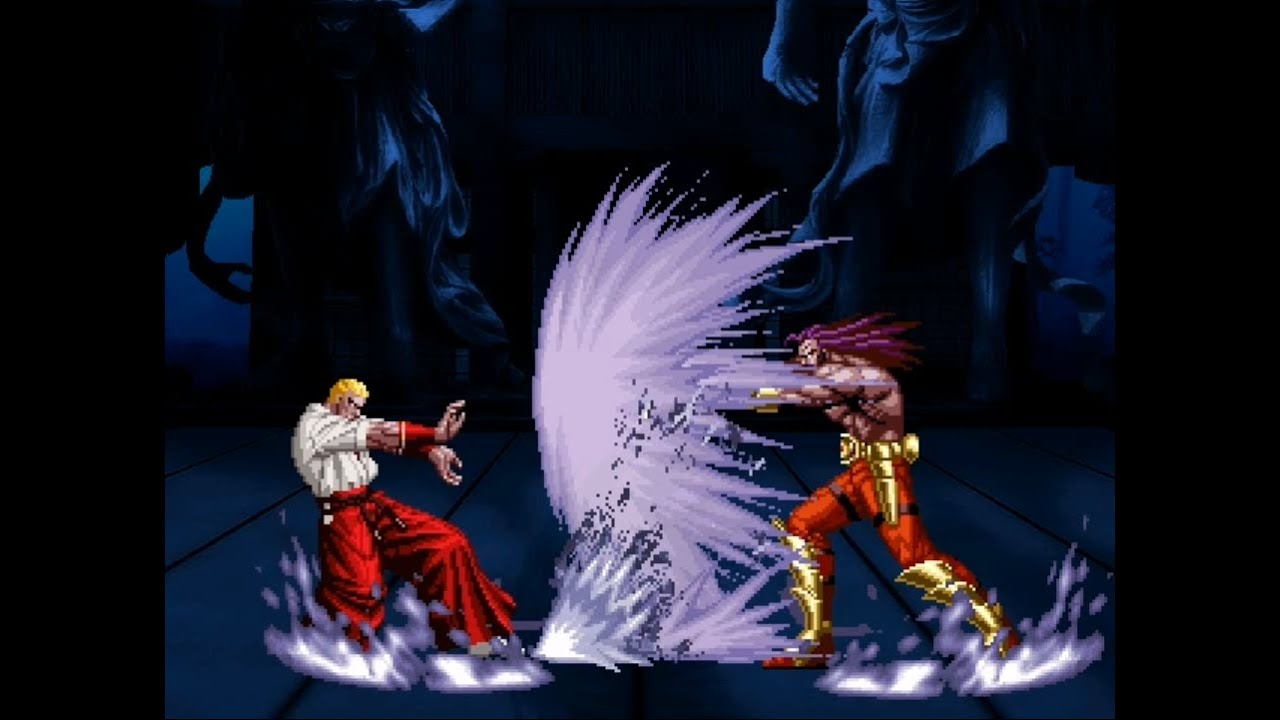 Geese vs Krauser - ~Yagami . The King of Fighters 2002 - Recife . Os 2  chars são: Geese Howard by Jin:  Wolfgang Krauser by  Jin:, By Yagami