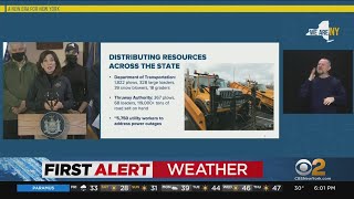 Gov. Kathy Hochul Urges New Yorkers To Stay Off Roads As Surfaces Freeze Over
