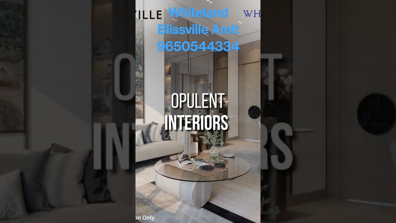 Whiteland Blissville Sector 76 Gurgaon| 3Bhk+ Store +Terrace, Luxury Low Rise Builder Floor ,Stilt+4