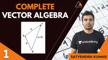 Complete Vector Algebra 1 | IIT JAM Mathematics | Let