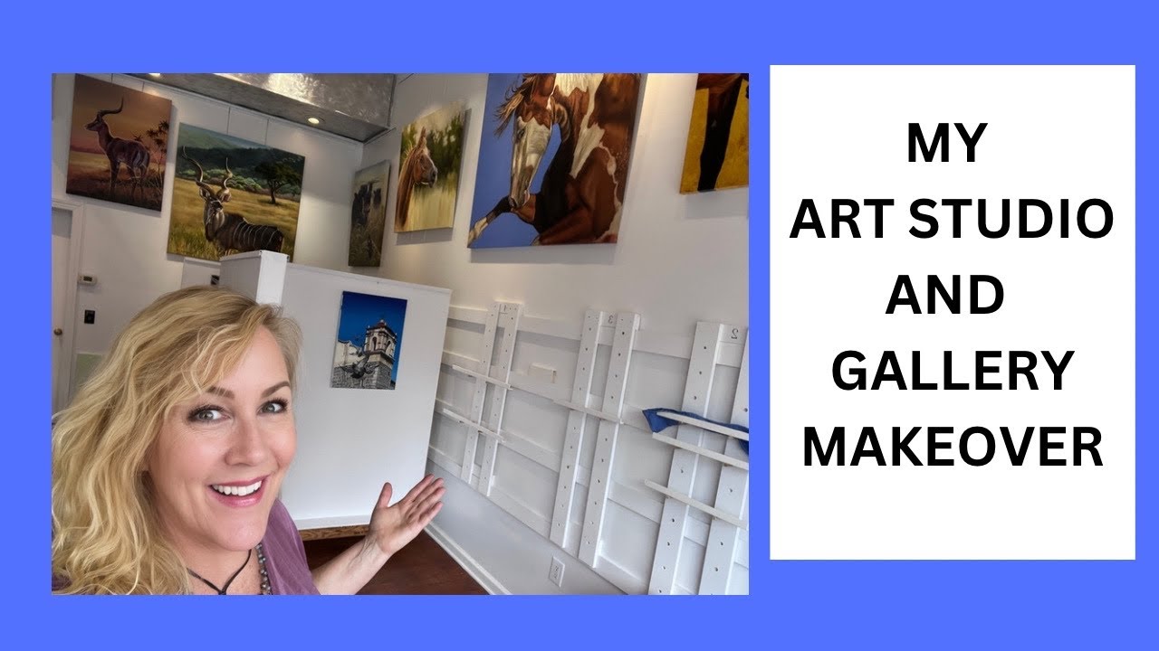 MY ART STUDIO MAKEOVER FROM START TO FINISH - Suzanne Barrett Justis ...
