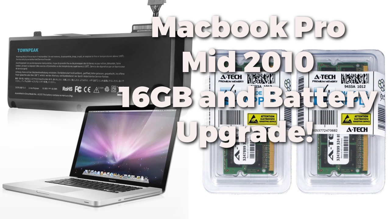 macbook pro mid 2010 ram 16gb