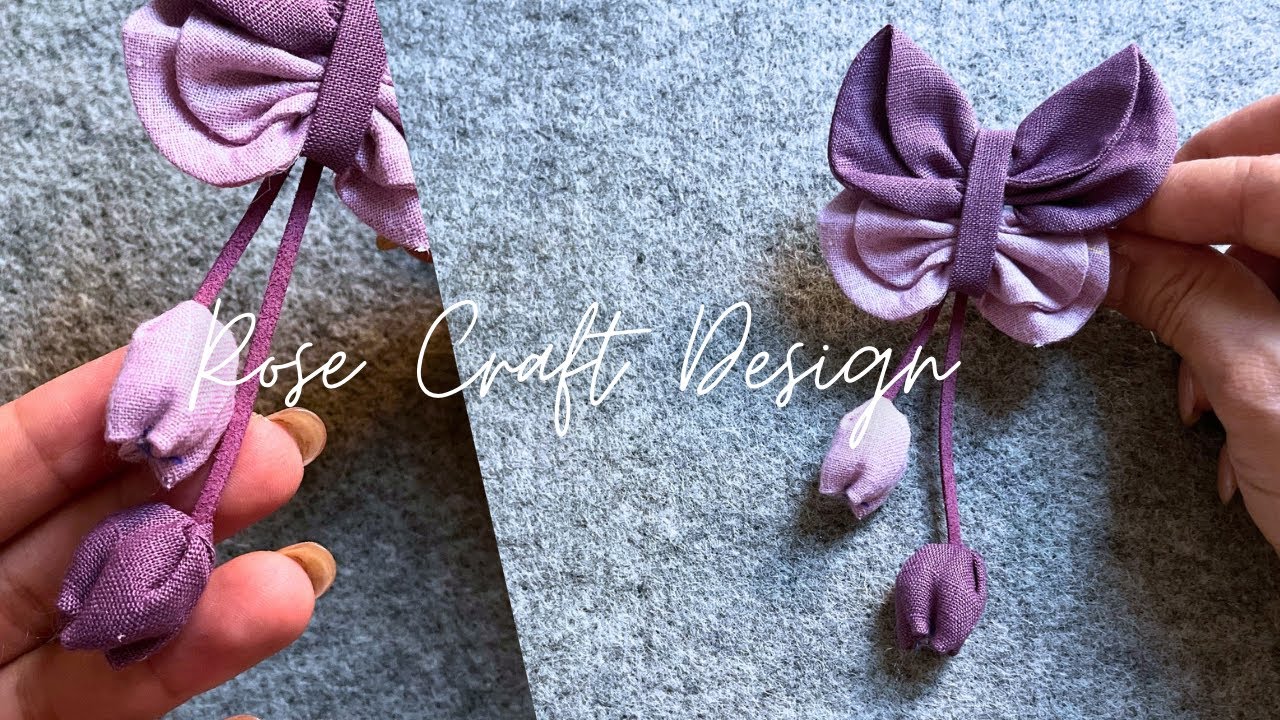 Handmade Fabric Butterfly 🦋 | Easy DIY Fabric Butterfly Tutorial
