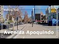 🏢🚶‍♂️AVENIDA APOQUINDO 🏙Las Condes, Santiago de Chile🇨🇱 Walking Tour 4K